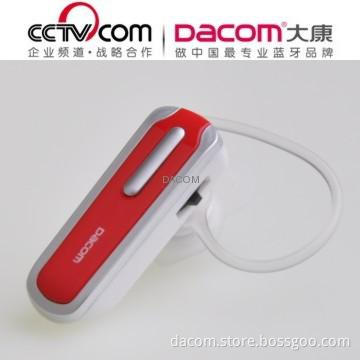 1-ear-ray red music mono bluetooth headset